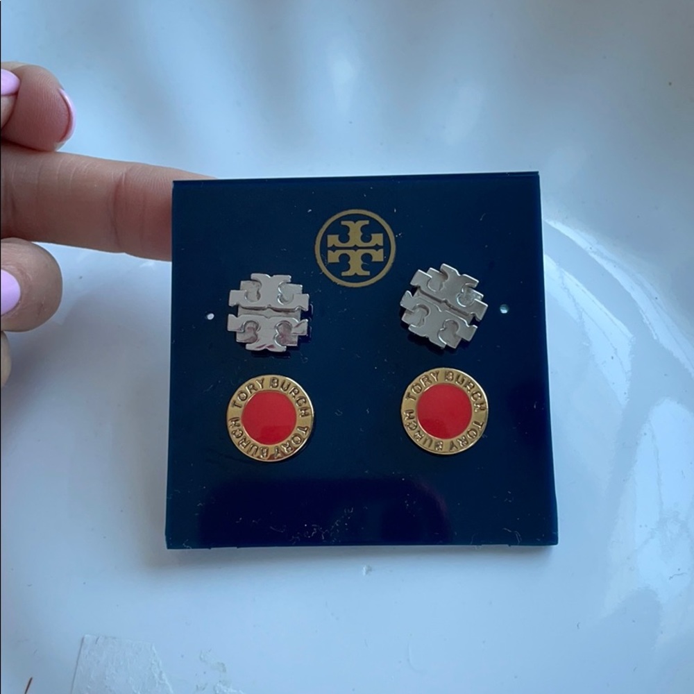 2 sets of Tory Burch earrings